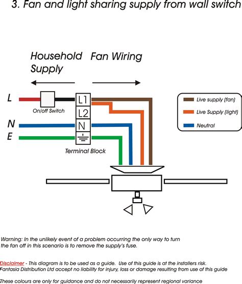 hunter ceiling fan wiring